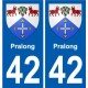 42 Penmarch blason autocollant plaque stickers ville
