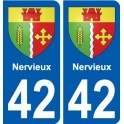 42 Penmarch stemma adesivo piastra adesivi città