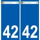 42 Penmarch logo autocollant plaque stickers ville