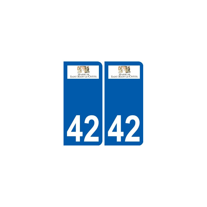 42 Penmarch logotipo de la etiqueta engomada de la placa de pegatinas de la ciudad