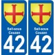 42 Penmarch blason autocollant plaque stickers ville