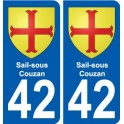 42 Penmarch blason autocollant plaque stickers ville