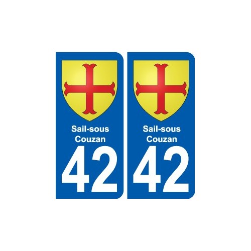 42 Penmarch coat of arms sticker plate stickers city