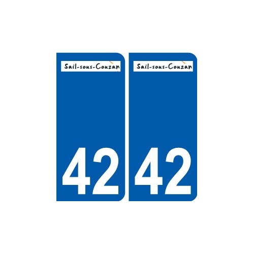 42 Penmarch logotipo de la etiqueta engomada de la placa de pegatinas de la ciudad