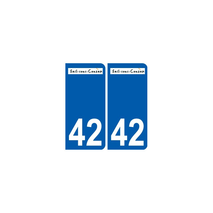 42 Penmarch logotipo de la etiqueta engomada de la placa de pegatinas de la ciudad