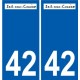 42 Penmarch logo adesivo piastra adesivi città