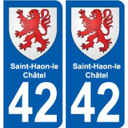 42 Penmarch coat of arms sticker plate stickers city