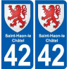 42 Penmarch stemma adesivo piastra adesivi città