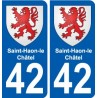 42 Penmarch wappen aufkleber typenschild aufkleber stadt