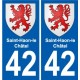 42 Penmarch blason autocollant plaque stickers ville