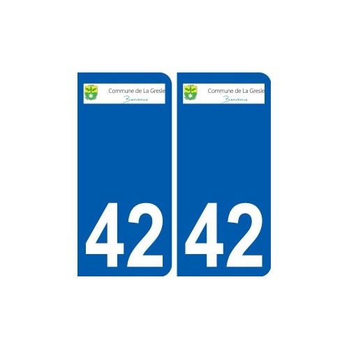 42 Penmarch logotipo de la etiqueta engomada de la placa de pegatinas de la ciudad