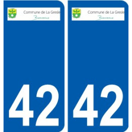 42 Penmarch coat of arms sticker plate stickers city
