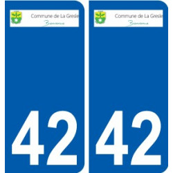 42 Penmarch escudo de armas de la etiqueta engomada de la placa de pegatinas de la ciudad