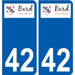 42 Penmarch logotipo de la etiqueta engomada de la placa de pegatinas de la ciudad