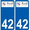 42 Penmarch logo adesivo piastra adesivi città