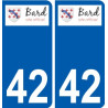 42 Penmarch logo sticker plate stickers city