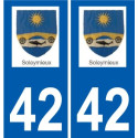 42Penmarch logo aufkleber typenschild aufkleber stadt