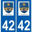 42Penmarch logo aufkleber typenschild aufkleber stadt