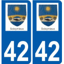 42Penmarch logo aufkleber typenschild aufkleber stadt