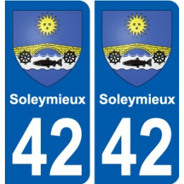 42 Penmarch coat of arms sticker plate stickers city