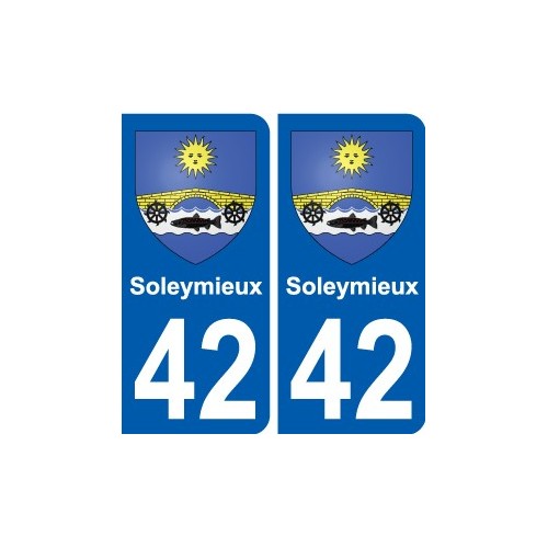 42 Penmarch stemma adesivo piastra adesivi città