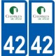 42 Penmarch logo autocollant plaque stickers ville