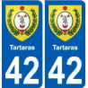 42 Penmarch coat of arms sticker plate stickers city