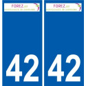 42 Penmarch logo sticker plate stickers city