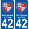 42 Penmarch blason autocollant plaque stickers ville