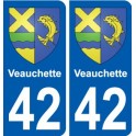 42 Penmarch coat of arms sticker plate stickers city