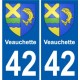 42 Penmarch coat of arms sticker plate stickers city