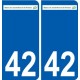 42Penmarch logo aufkleber typenschild aufkleber stadt