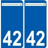 42 Penmarch logo adesivo piastra adesivi città