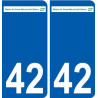 42 Penmarch logo adesivo piastra adesivi città