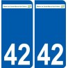 42 Penmarch logo sticker plate stickers city