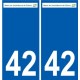 42 Penmarch logo sticker plate stickers city