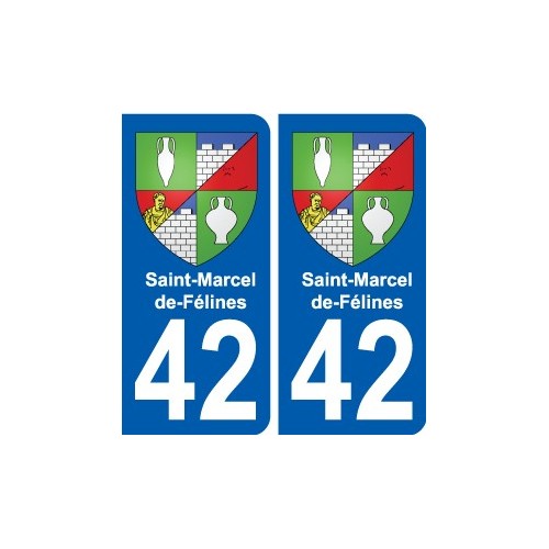42 Penmarch stemma adesivo piastra adesivi città