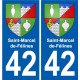 42 Penmarch wappen aufkleber typenschild aufkleber stadt