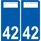 42 Penmarch logo autocollant plaque stickers ville