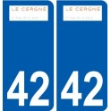 42 Penmarch logo autocollant plaque stickers ville