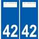 42 Penmarch logo autocollant plaque stickers ville
