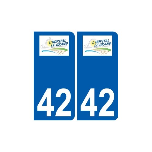 42 Penmarch logotipo de la etiqueta engomada de la placa de pegatinas de la ciudad