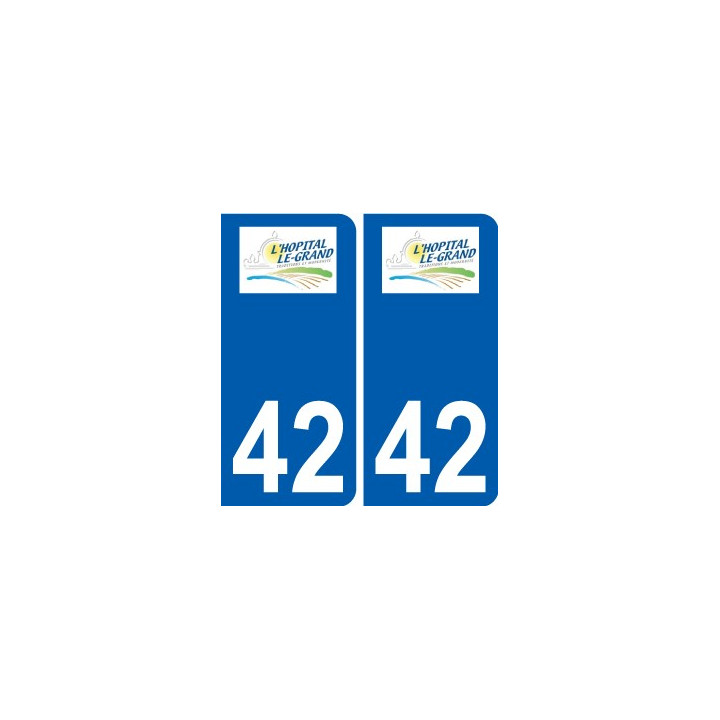 42 Penmarch logotipo de la etiqueta engomada de la placa de pegatinas de la ciudad