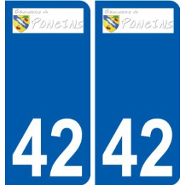 42Penmarch logo aufkleber typenschild aufkleber stadt