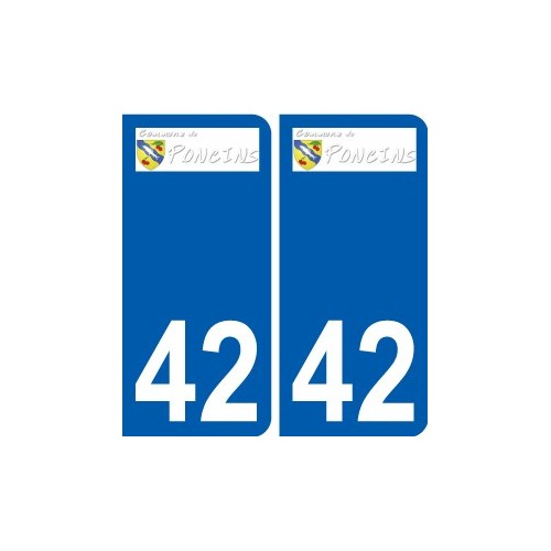 42 Penmarch logo autocollant plaque stickers ville