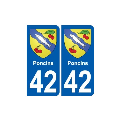 42 Penmarch blason autocollant plaque stickers ville