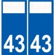 43 Penmarch logo autocollant plaque stickers ville