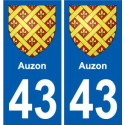 43 Penmarch stemma adesivo piastra adesivi città