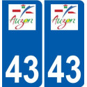 43 Penmarch logo adesivo piastra adesivi città