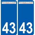 43 Penmarch logo aufkleber typenschild aufkleber stadt